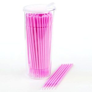 Micro swabs for eyelash extension courses