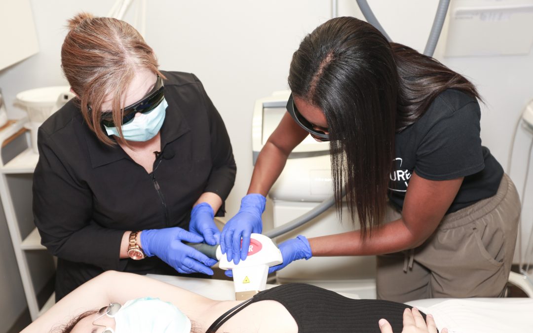 Rich results on Google's SERP when searching for 'beauty school'