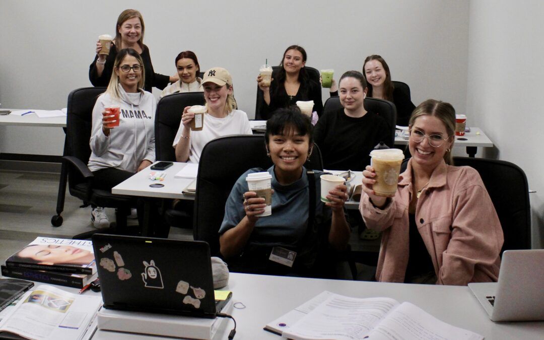 Winnipeg Beauty School students in class