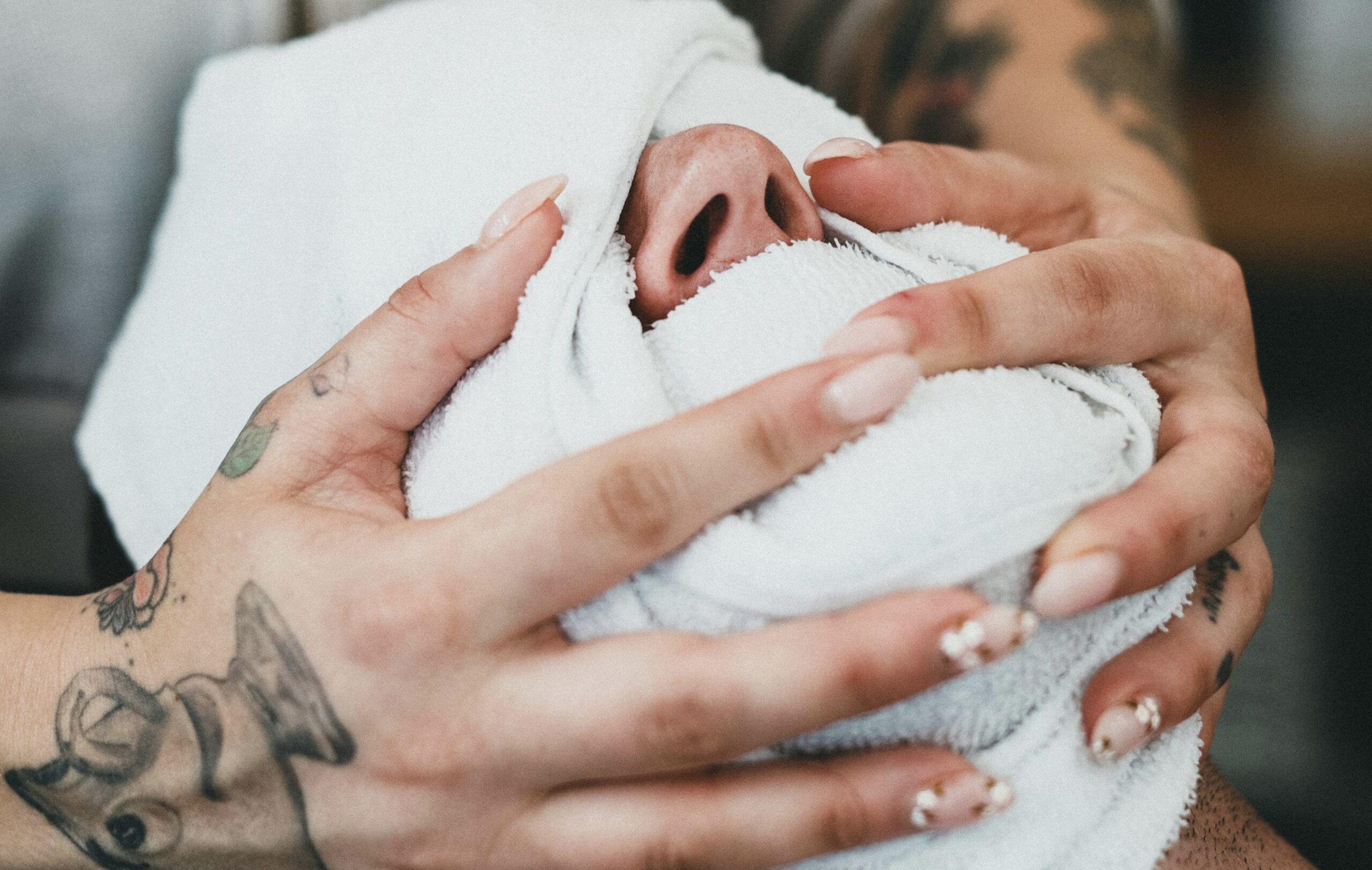 Close-up of a facial treatment demonstration at an Accredited Beauty Program in Winnipeg