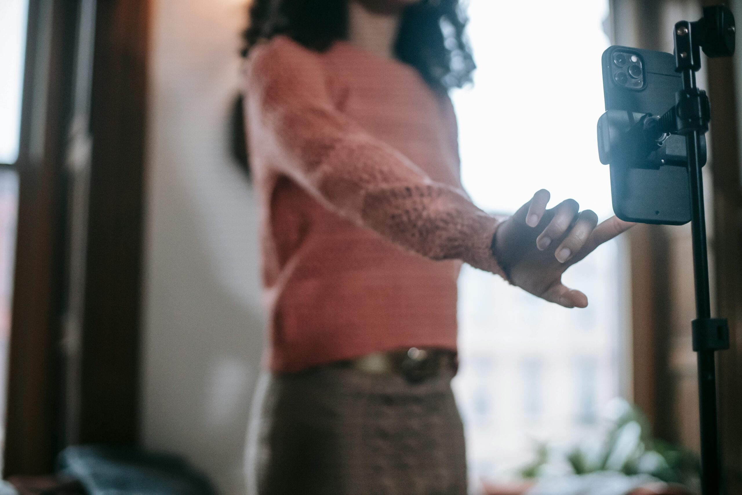 Student working on marketing at school from their phone to Launch a ‘New Talent’ TikTok Series