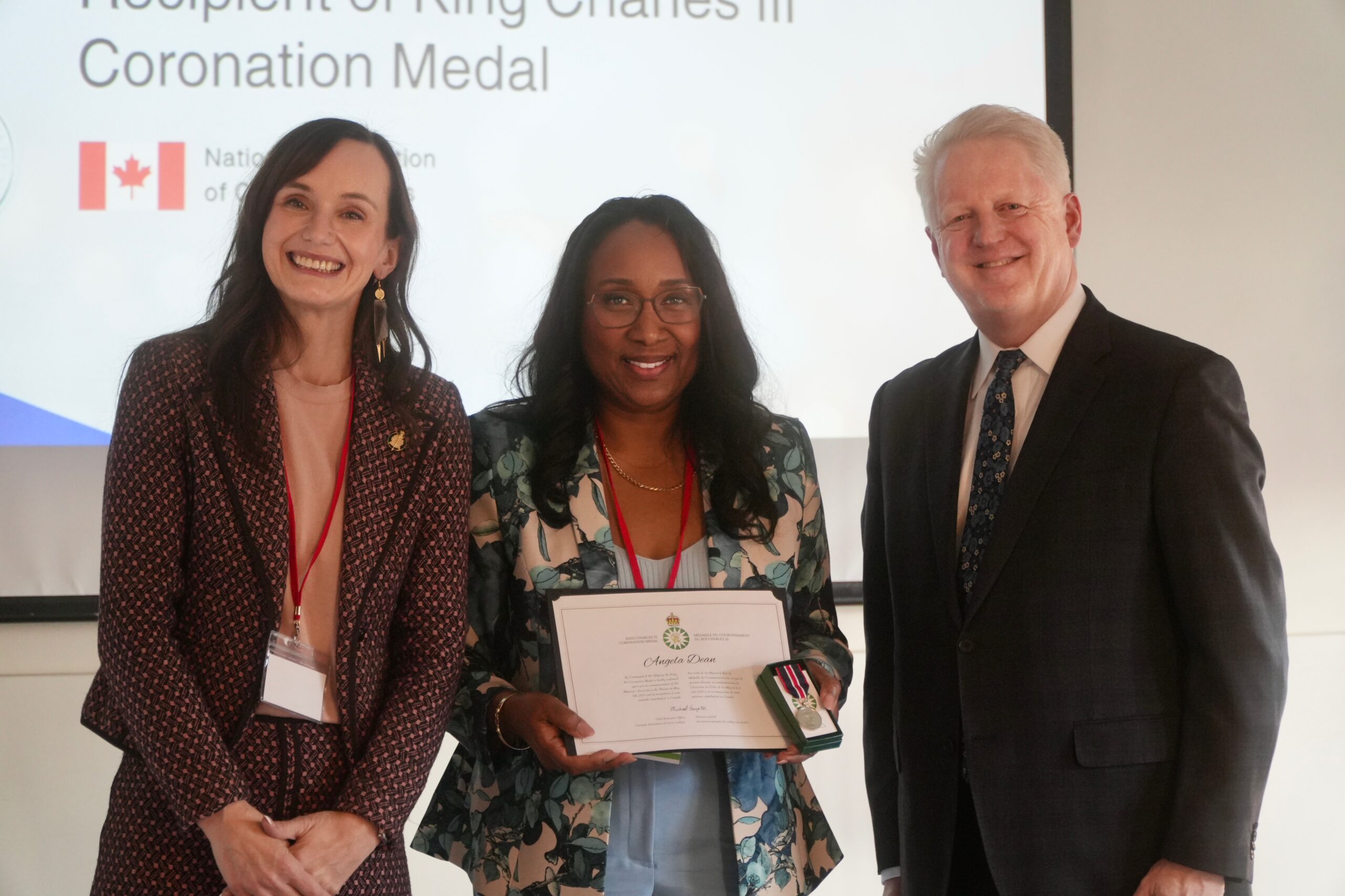Melanie Franck's Award, recipient of the 2025 King Charles III Coronation Medal in Winnipeg