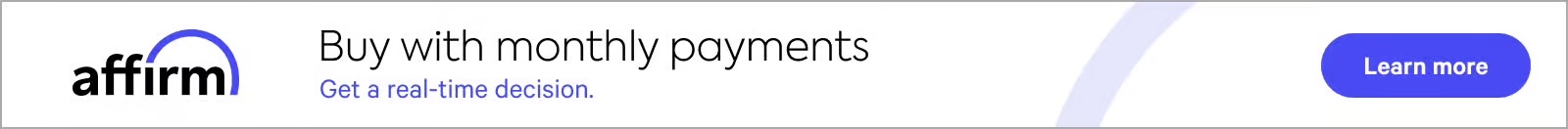 Pay on your own terms with Affirm